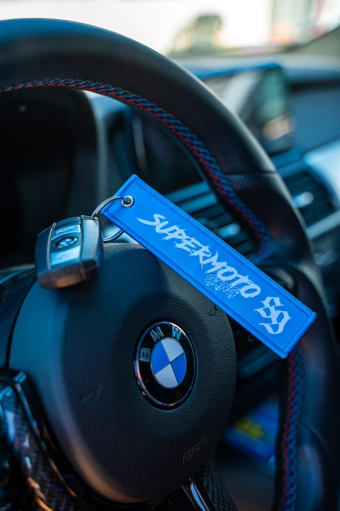 Porte-clé SUPERMOTO GANG® — Bleu