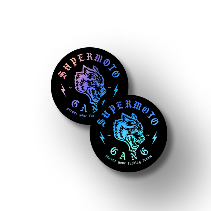 Stickers holographique SUPERMOTO GANG®