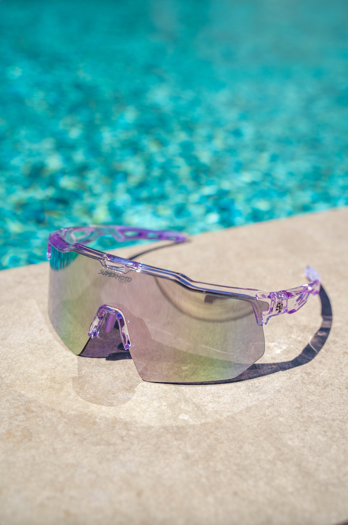 Lunettes de soleil SUPERMOTO GANG®- violet transparent