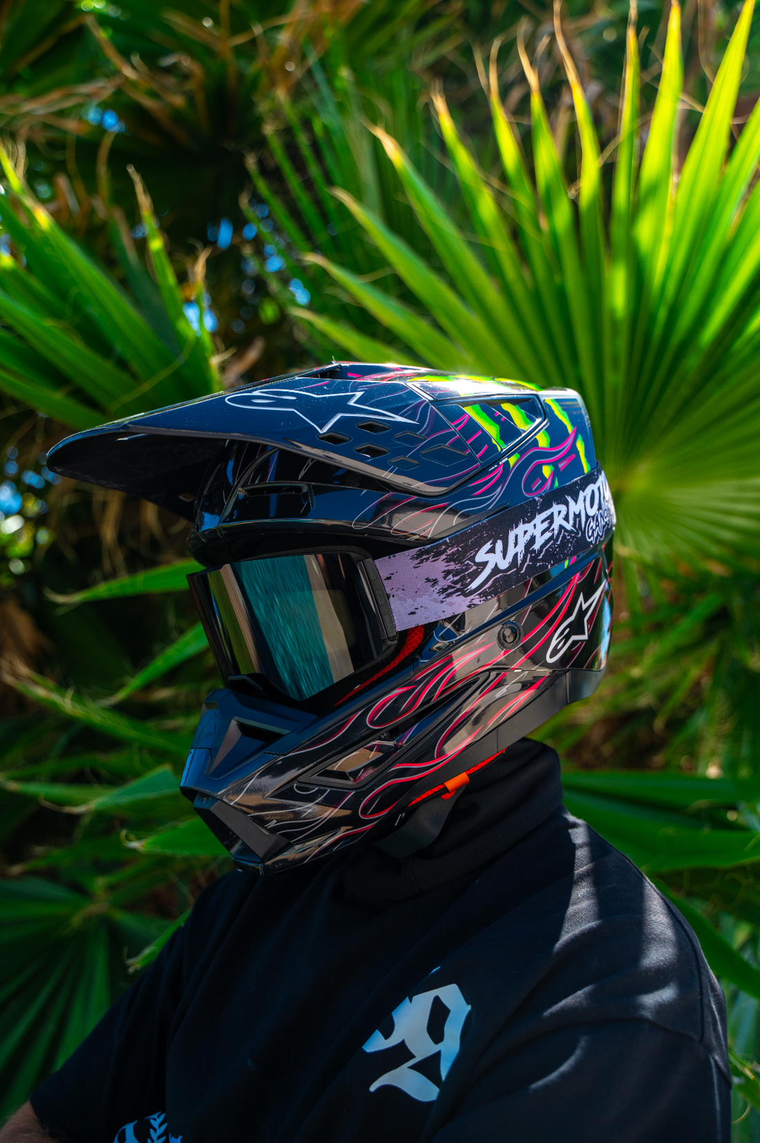 Masque noir Supermotard / Motocross SUPERMOTO GANG®