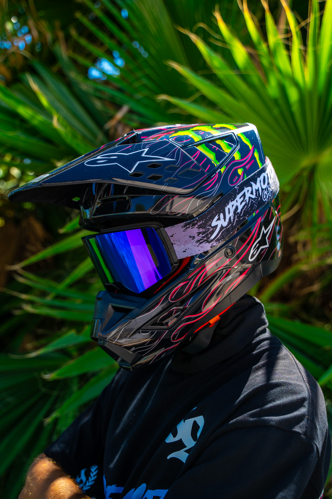Masque noir Supermotard / Motocross SUPERMOTO GANG®