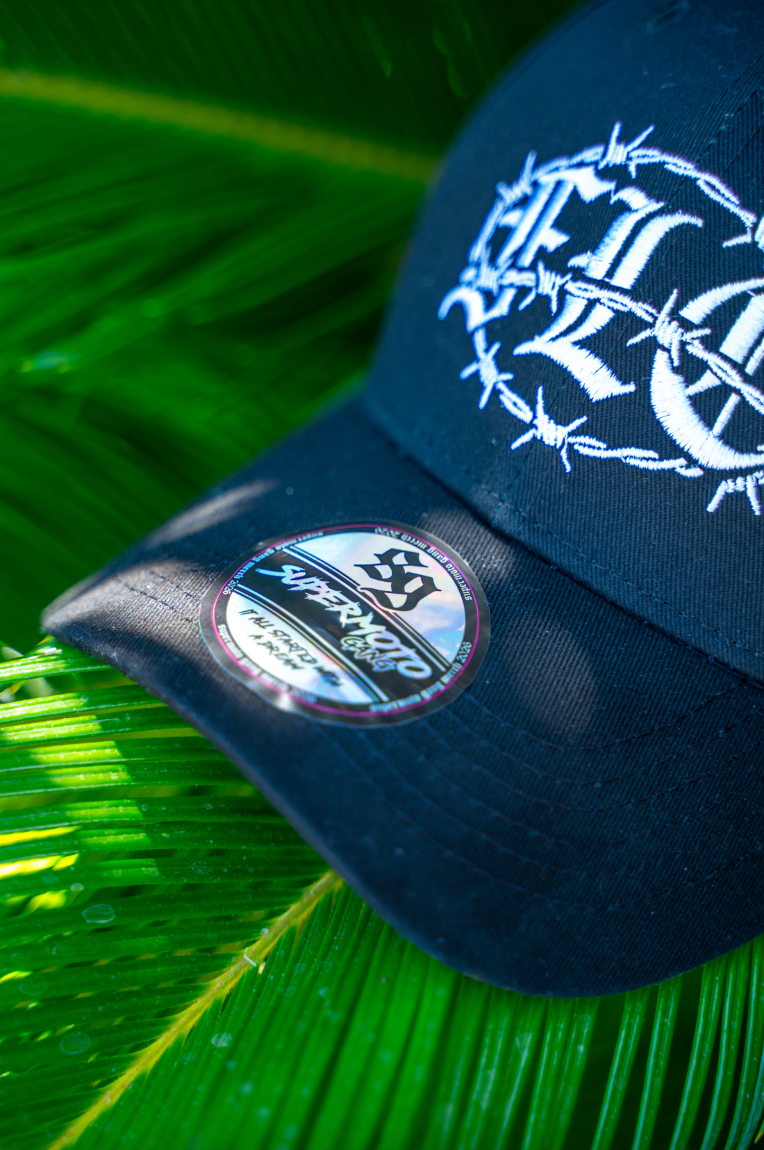 Casquette FLC SUPERMOTO GANG® -Noire