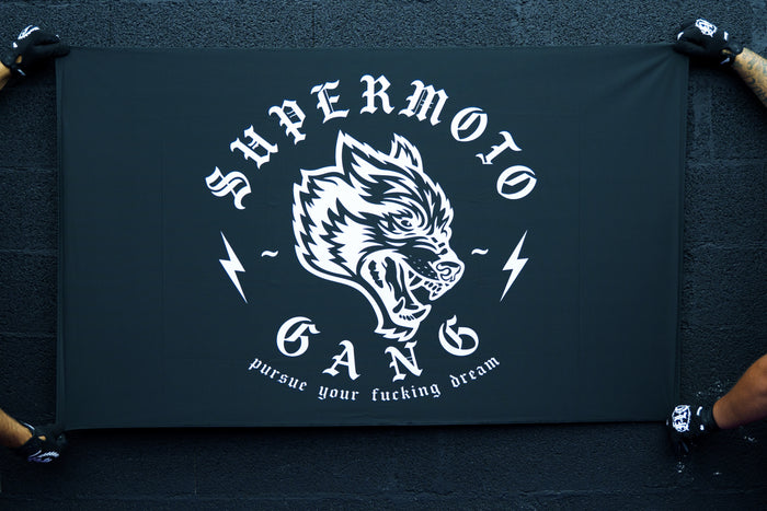Drapeau SUPERMOTO GANG® — dos