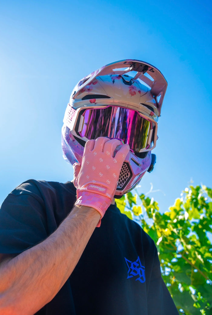Gants rose SUPERMOTO GANG® — dos