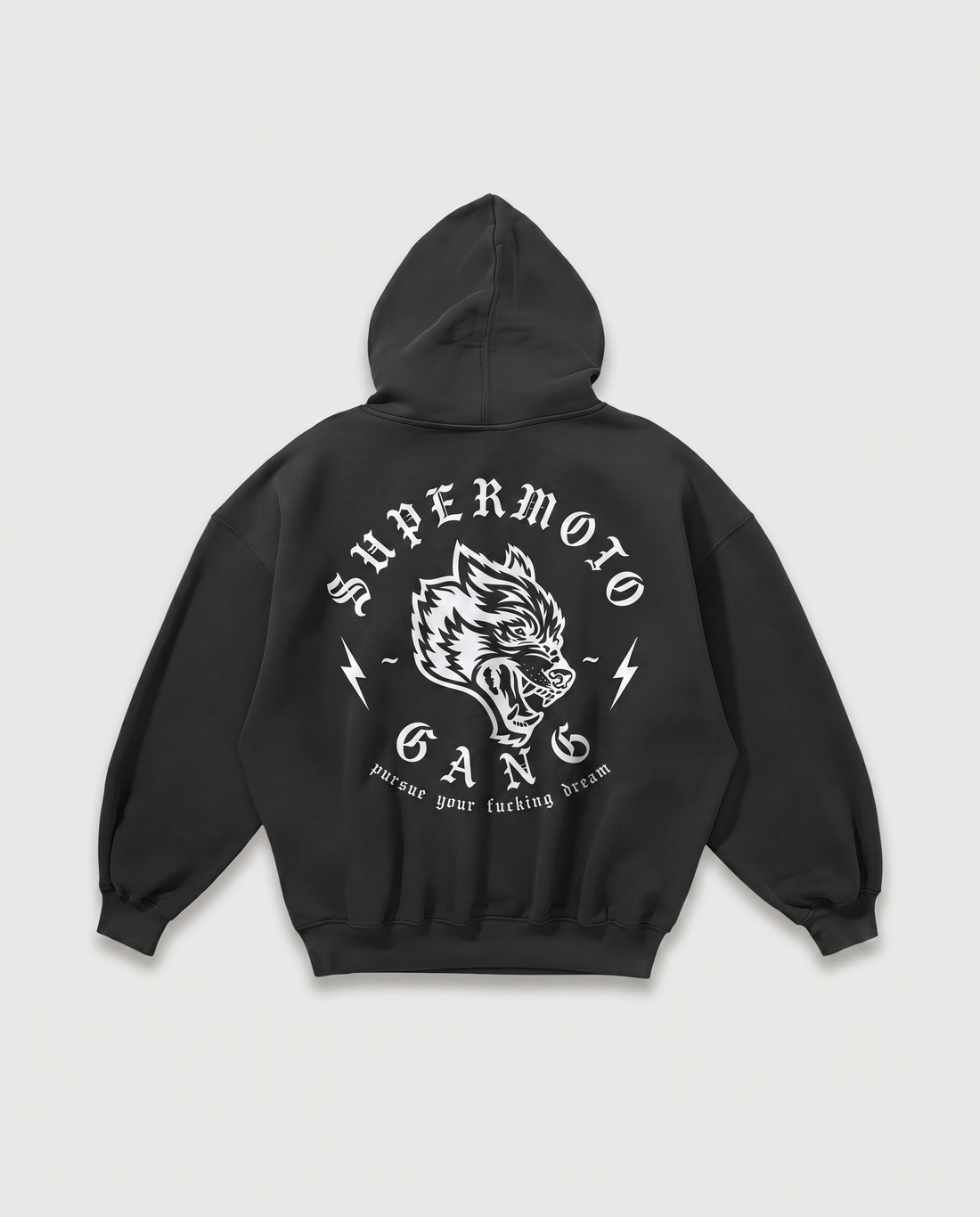 Hoodie Loup SUPERMOTO GANG - dos