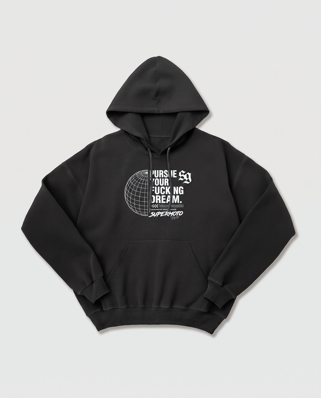 Hoodie Loup SUPERMOTO GANG - face