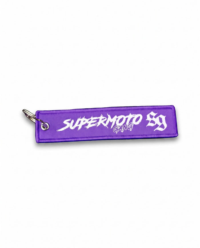 Porte-clé SUPERMOTO GANG® — Violet — dos