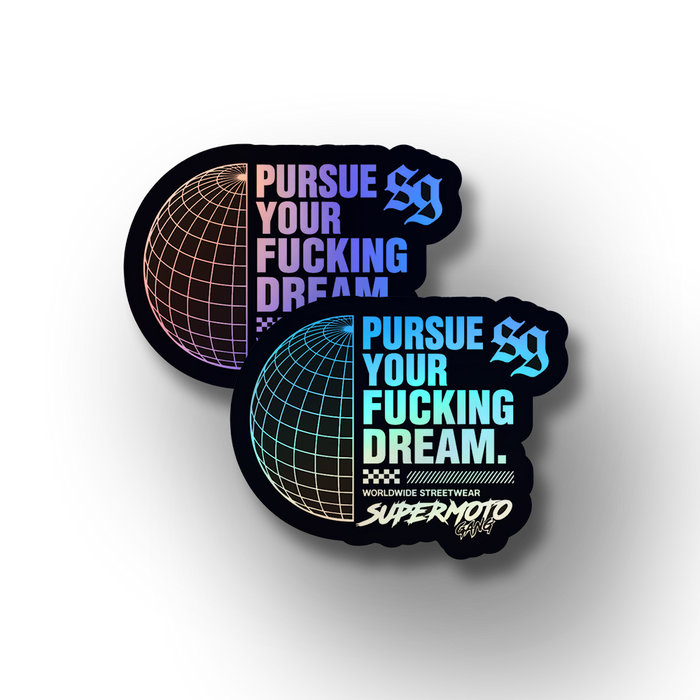 Stickers holographique SUPERMOTO GANG®