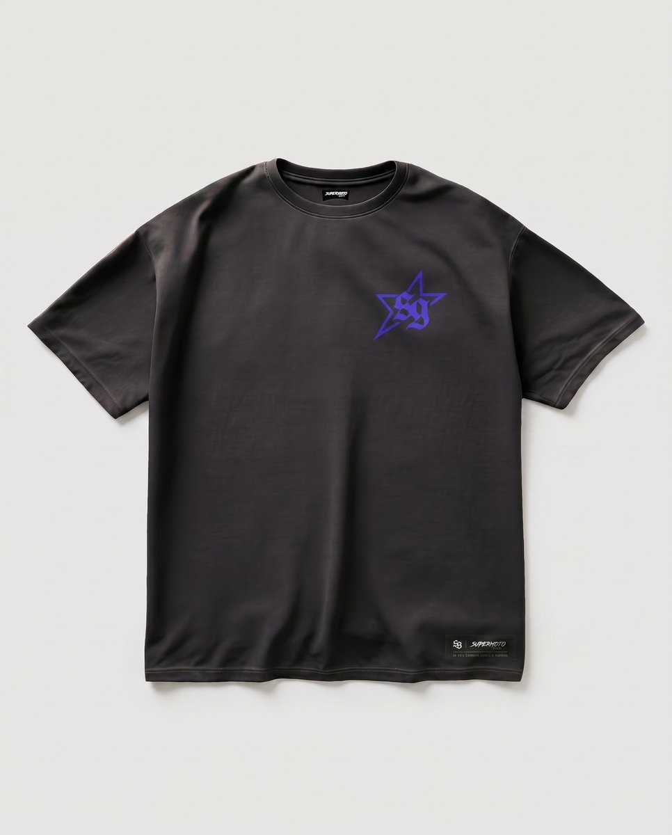 T-shirt Violet — face
